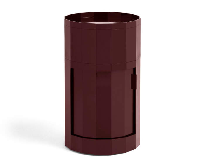 Facet Cabinet High, burgundy