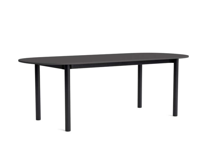 Annex Oblong Table 220x95, black oak/dark grey