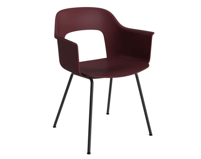 Layout Armchair 211, black/bordeaux