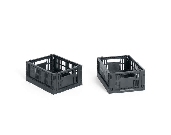 Colour Crate Mini, set of 2, charcoal
