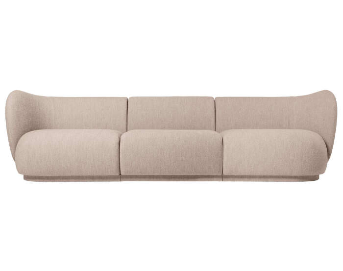 Rico Modular Sofa Soft Bouclé, natural