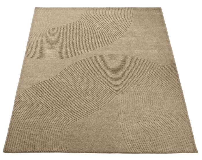 Zen Rug Rectangular 300x400, dark beige