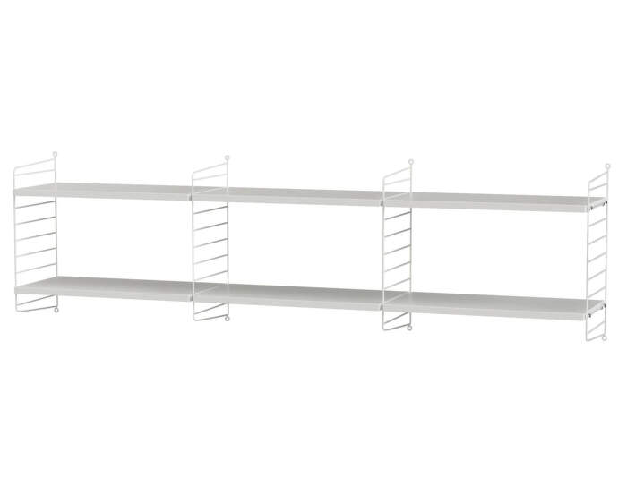 String Living Room O Shelving Set, white
