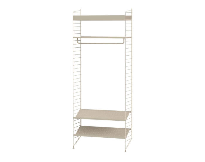 String Hallway L Shelving Set, beige