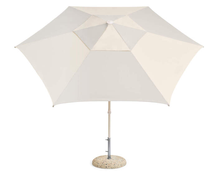 Terrazza Parasol Hexagon, off-white and grey
