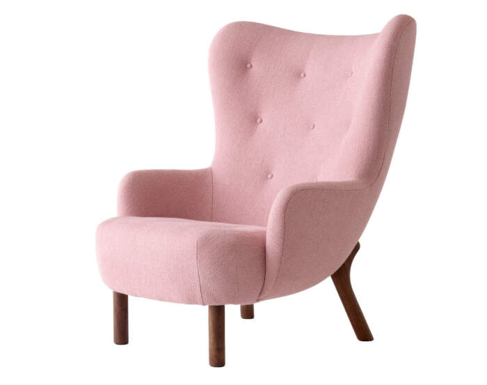 Petra VB3 Lounge Chair, walnut/Ecriture 0640