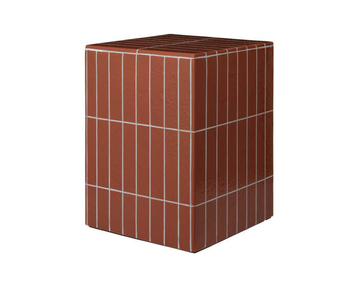 Pillar Side Table, brown