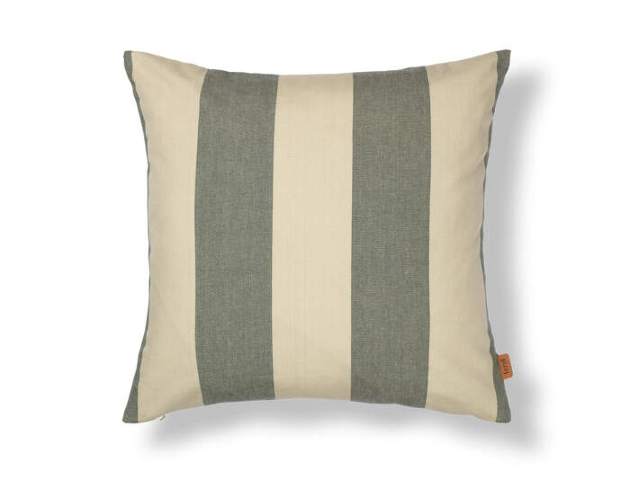 Strand Outdoor Cushion, dark lichen/parchment