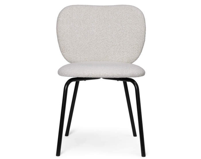 Jídelní židle Rico Side Chair, Soft Bouclé off-white  black