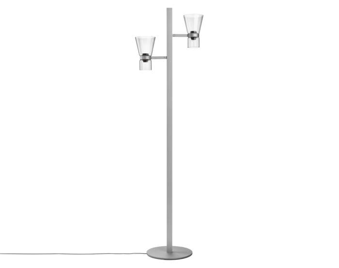 Nocturne Cone F2 Floor Lamp, silver