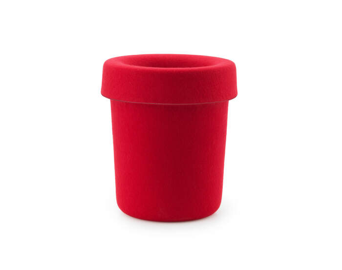 Hide Office Bin, bright red