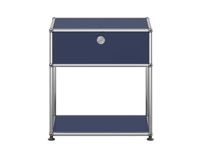 USM Haller M54 Bedside Table, steel blue