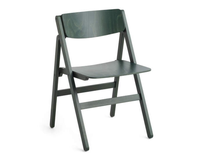 Backflip Chair, cedar green lacquered beech