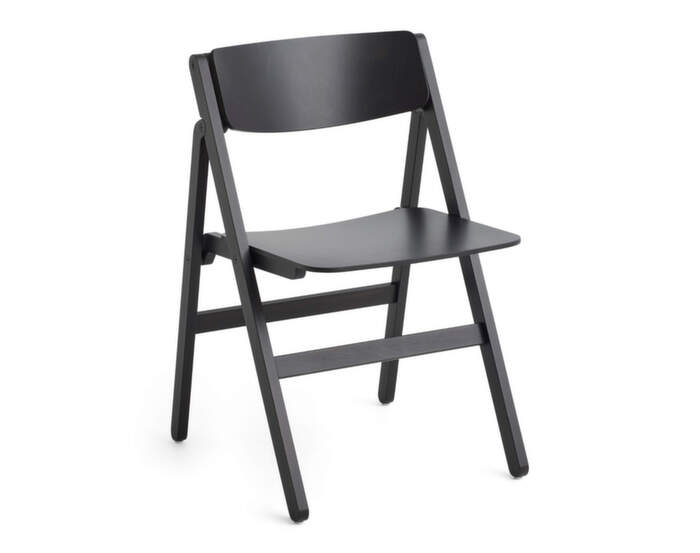 Backflip Chair, anthracite lacquered beech