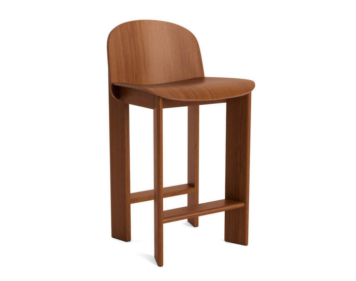 Chisel 35 Bar Stool H65, walnut