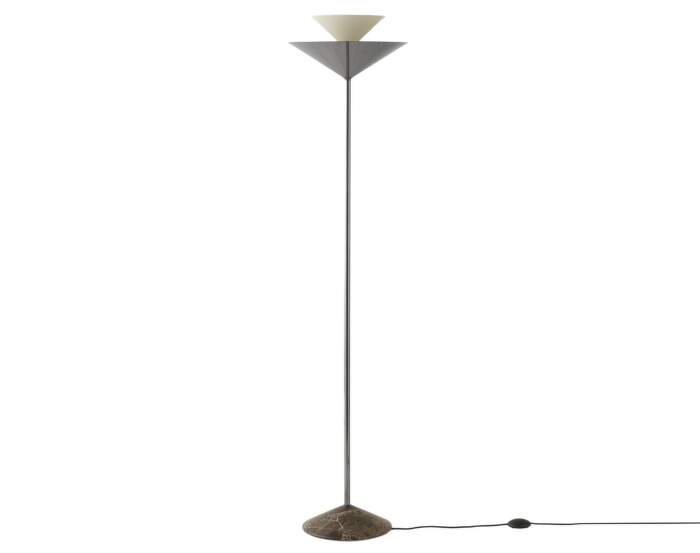 Stojací lampa Gio LN28, dark chome emperador
