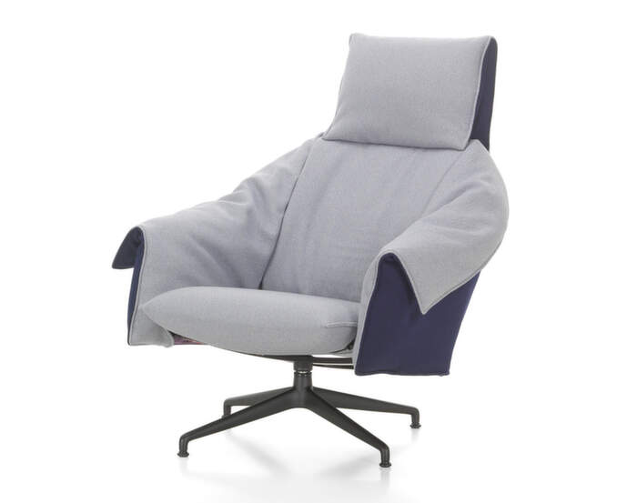 Křeslo Bascule Highback, Cento light lavender electric blue