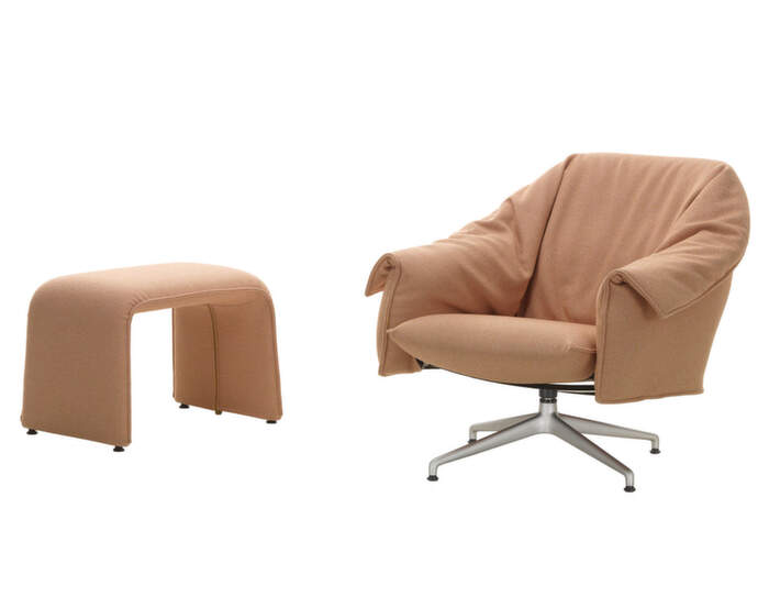 Křeslo Bascule Lowback s lavičkou, Cento pink mustard