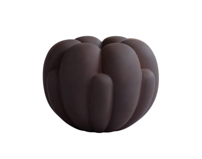 Bloom Vase Petit, chocolate brown