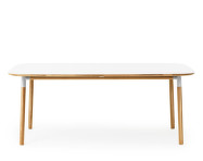 Form Table 95x200 cm Oak, white