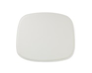 Form Leather Seat Cushion, white