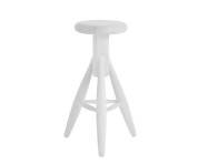 Rocket Bar Stool, white