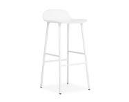 Form Bar Chair 75 cm Steel, white
