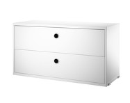 String Chest of Drawers 78 x 30, white