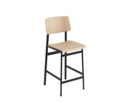 Loft Counter Stool 65 cm, black/oak