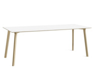 CPH Deux 210 Table L200, pearl white/beech