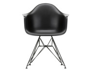 Eames Plastic Armchair DAR, deep black