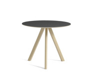 Copenhague CPH 20 Table Ø90, oak/black linoleum