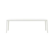 Plate Table 100x240, white MDF/white base