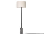 Gravity Floor Lamp, grey marble/canvas