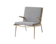 Boomerang HM2 Lounge Chair, oak/Hallingdal 130