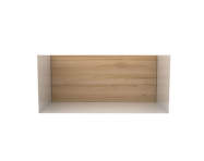 U shelf M, oak/white
