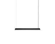 Linear Pendant Lamp 87.2 cm, black