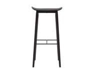 NY11 Bar Stool High, black oak