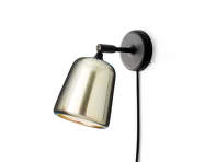 Material Wall Lamp, yellow steel