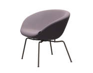 Pot™ Lounge Chair, brown bronze/white purple