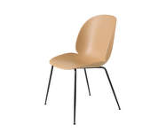 Beetle Chair, black matt / amber brown