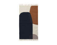 Merge Kelim Rug Small, dark blue