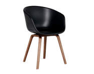 AAC 23 Chair Walnut Veneer, Sense Black