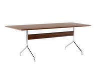 Pavilion Dining Table AV19, walnut / chrome base