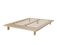 Haven Bedframe 166, white pigmented oak