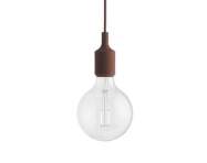 E27 Pendant Lamp, deep red