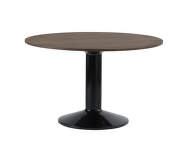 Midst Table Ø120, dark oak/black