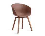 AAC 22 Chair Walnut Veneer, soft brick