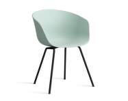 AAC 26 Chair Black Powder Coated Steel, dusty mint