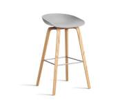 AAS 32 Bar Stool High Oak Veneer, concrete grey